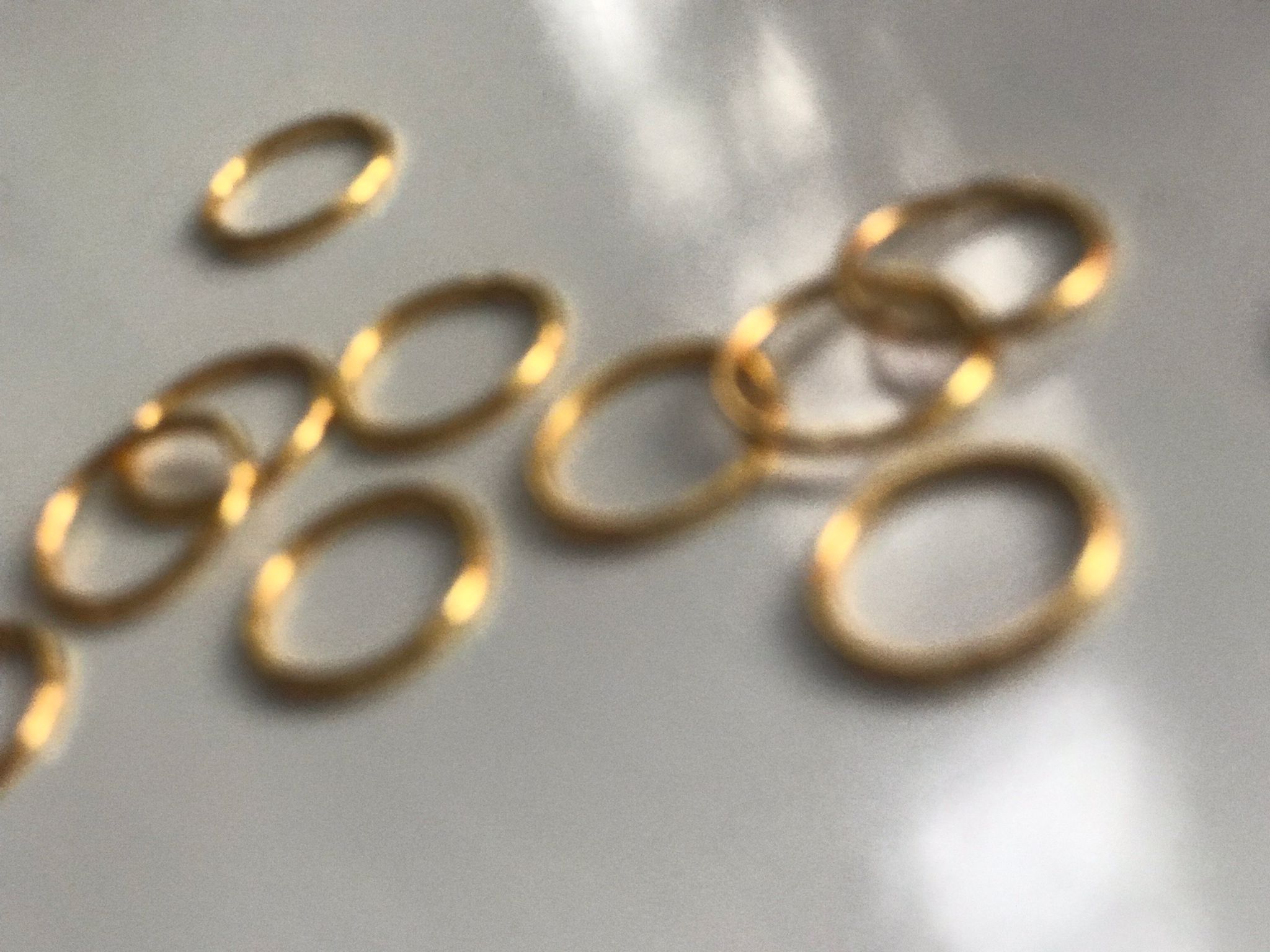 Gold Round Rings